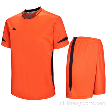 Voetbaluniform set aangepaste voetbalshirt